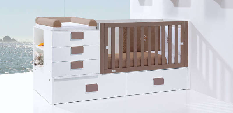 5in1 convertible cot (Basic) - with pullout guest bed underneath