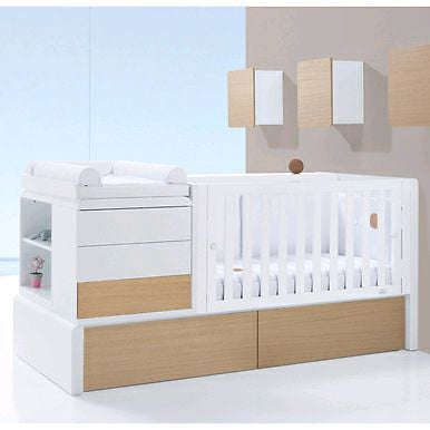5in1 Convertible Cot (Premium ) - with two pullout drawers