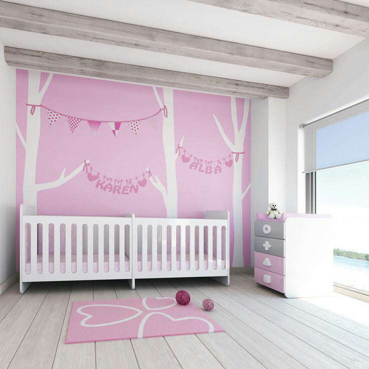 Convertible twin cots - Standard Twin Cots (Total Length 2900 mm)