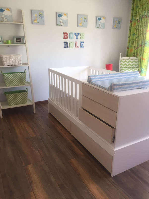 5in1 Convertible Cot (Premium ) - with two pullout drawers