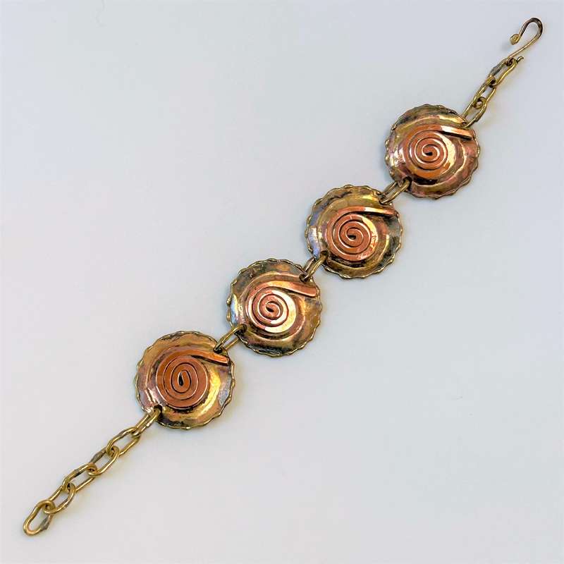 Hand-made Yellow Metal Bracelet