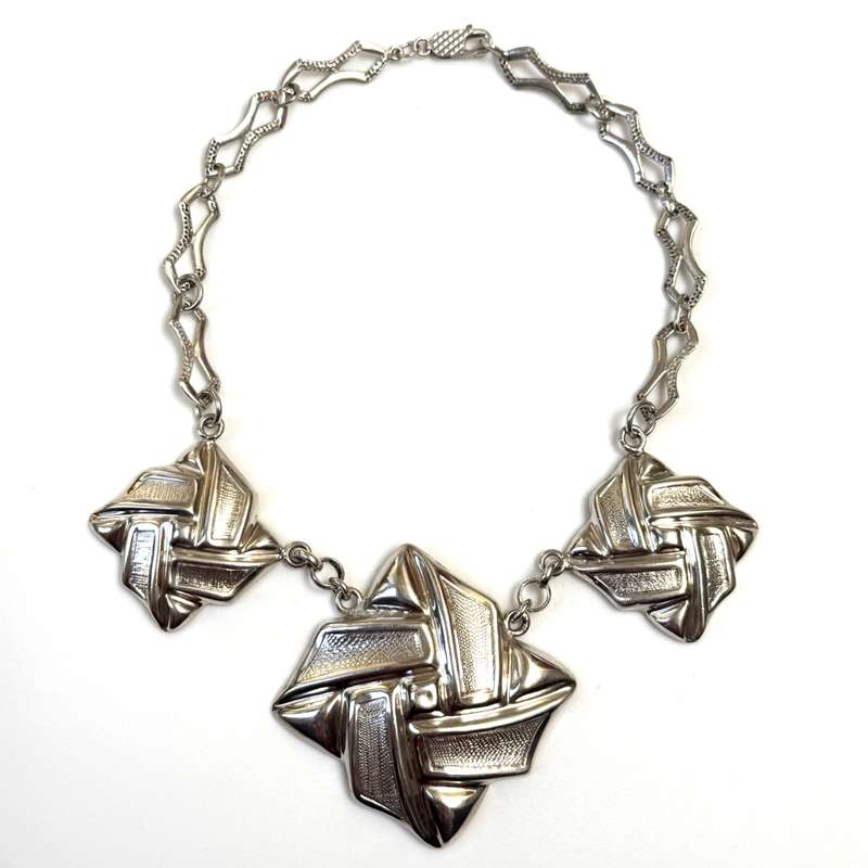 Vintage Mexican Sterling Silver Necklace