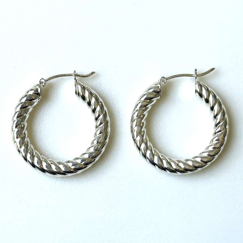 Sterling Silver Hoop Earrings