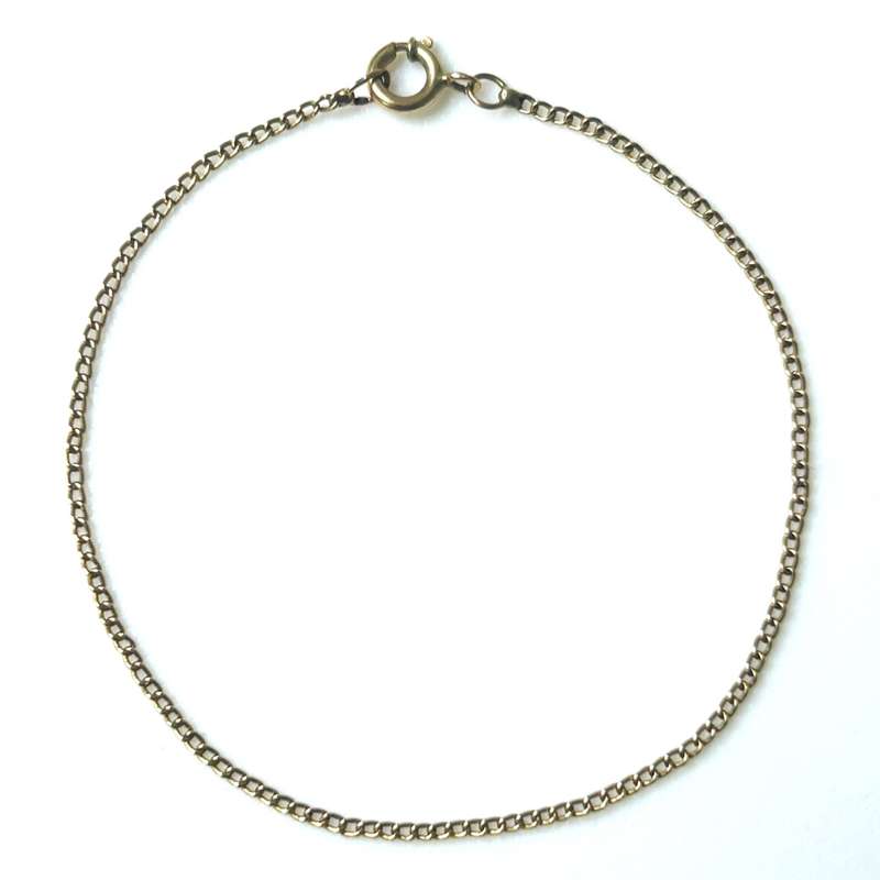 19ct Gold Curb Chain Bracelet