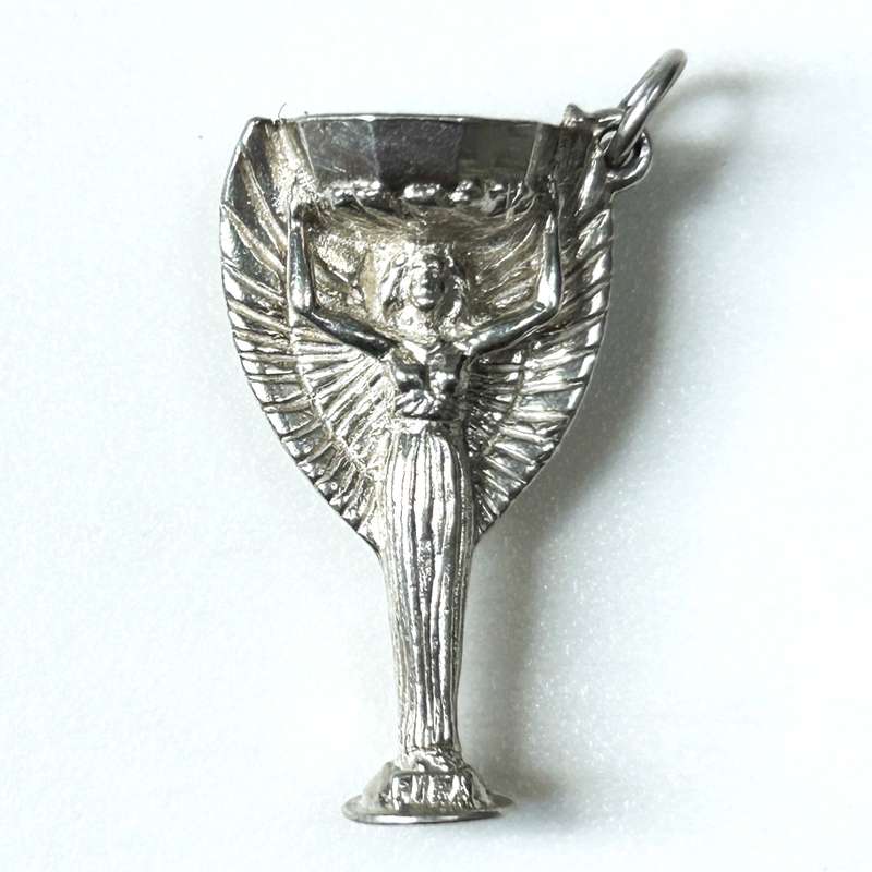 Miniature Silver Angelic Charm Pendant