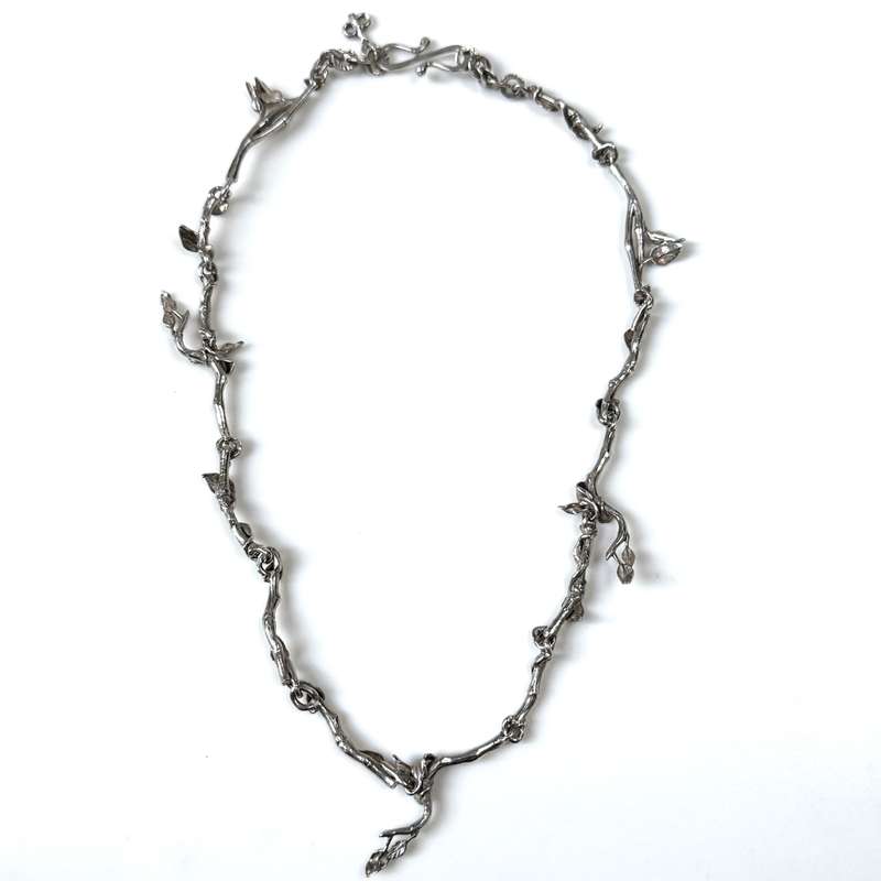 Hand-made Designer Silver Necklace