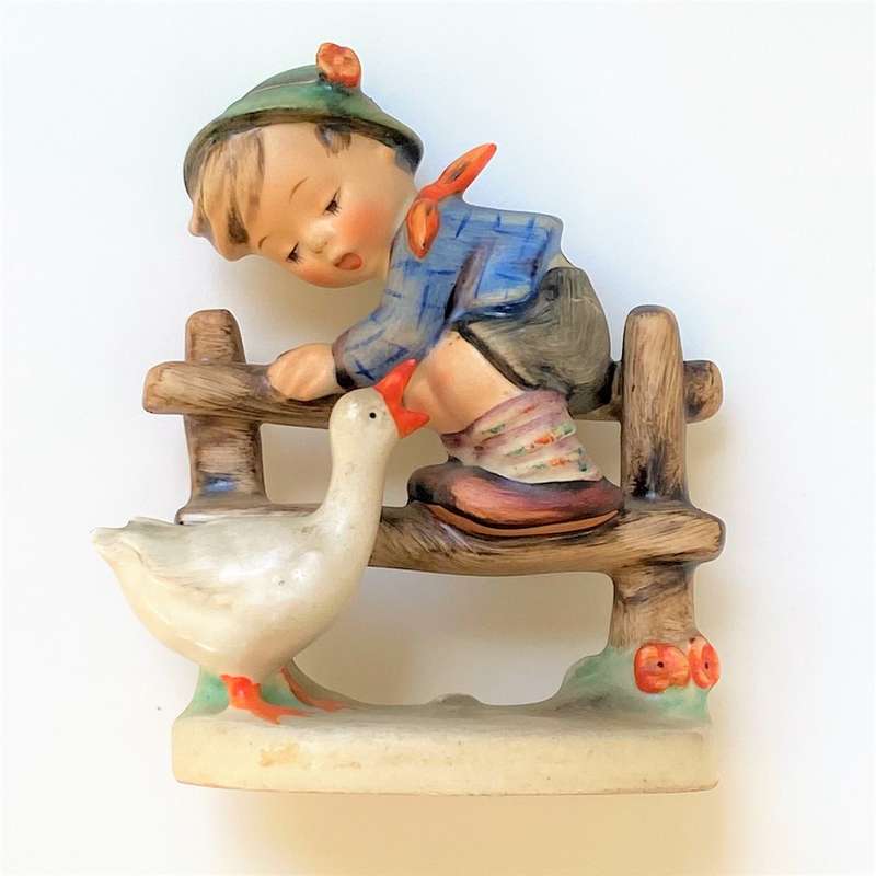M I Hummel Figurine The Farmyard Hero by Goebel