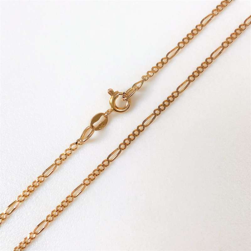 9ct Gold Figaro-Link Chain Necklace