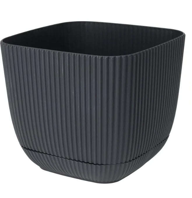 Stormy Grey Designer Plastic Pots