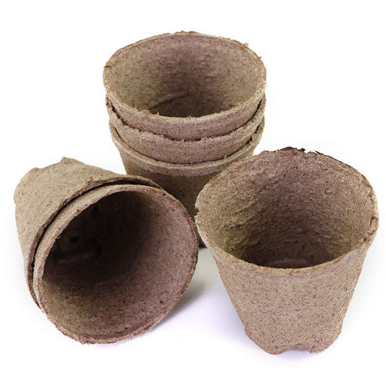 Jiffy Pot Round (10cm x 9cm) 6 Pack