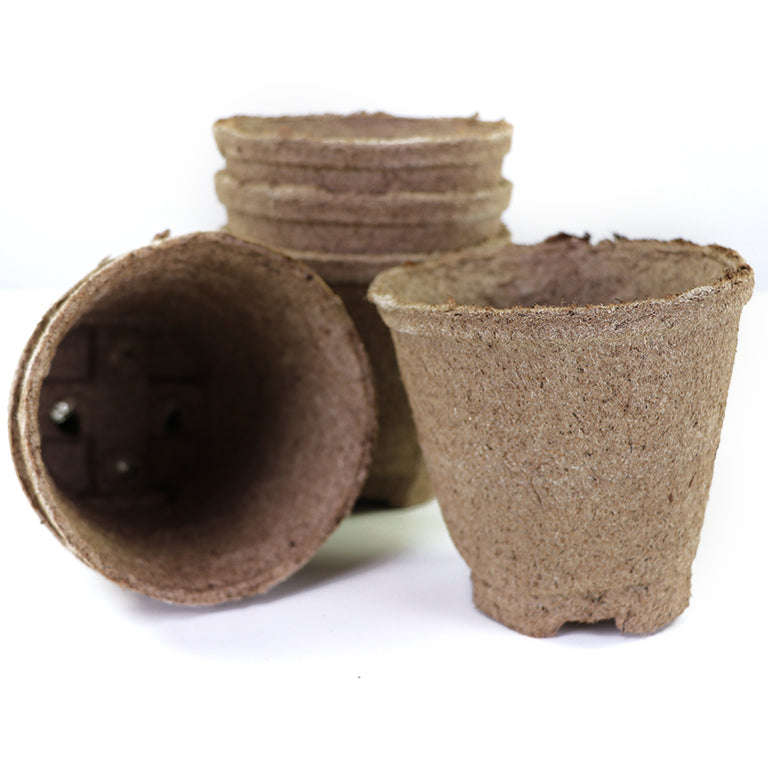 Jiffy Pot Round (10cm x 9cm) 6 Pack