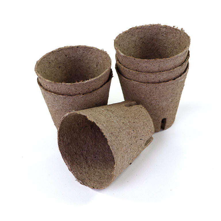 Jiffy Pot Round (8cm x 8cm) 12 Pack