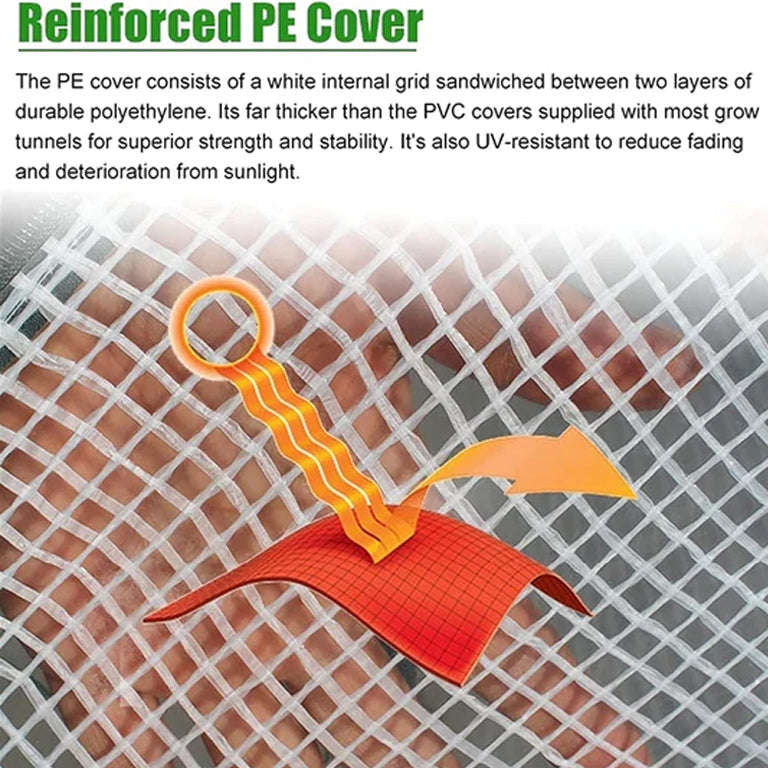 Replacement UV Polytunnel Cover for 3m Greenhouse