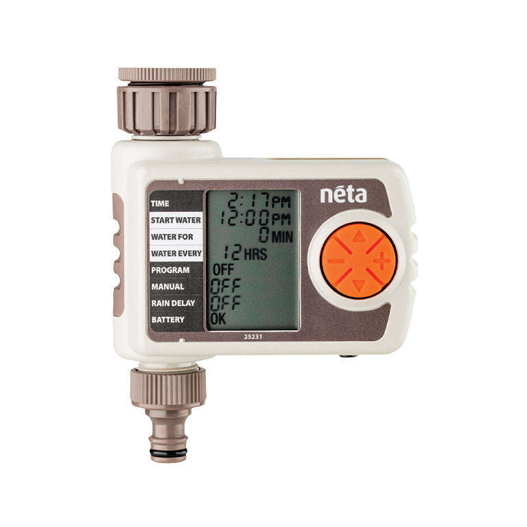 NETA Water Timer Tap (Electronic One Zone) PL 12mm