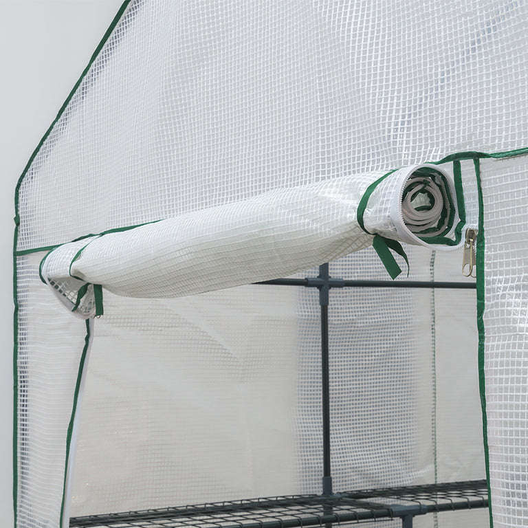 2.1m Greenhouse Kit + Free Shelving | 2.1m (L) x 1.5m (W) x 2m (H)