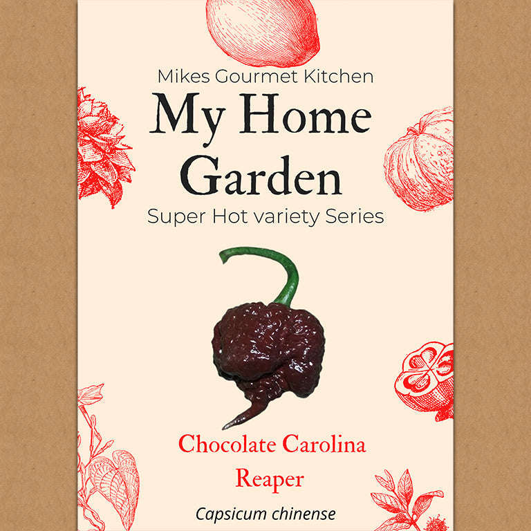 Chocolate Carolina Reaper Chilli Pepper Grow Kit (Worlds HOTTEST Chilli)