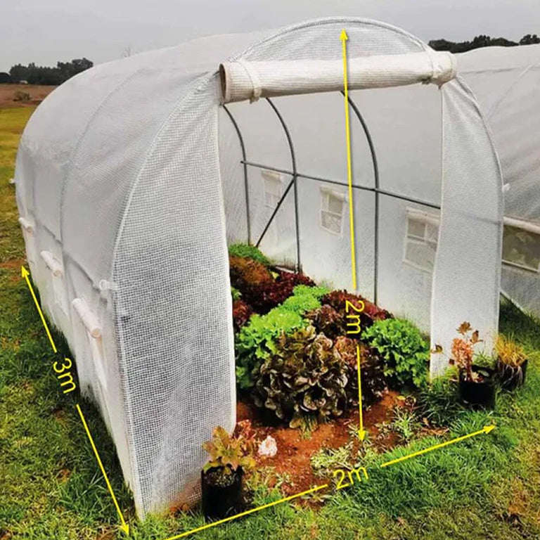 Green House Tunnel (3mx2mx2m) UV Polytunnel Kit