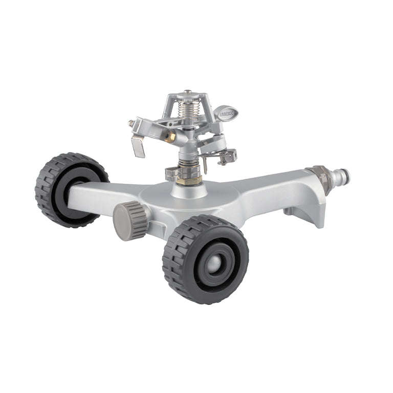 NETA Impulse Sprinkler on Metal Sled with Wheels