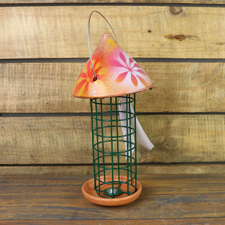 Mini Terracotta Tower Ball Holder