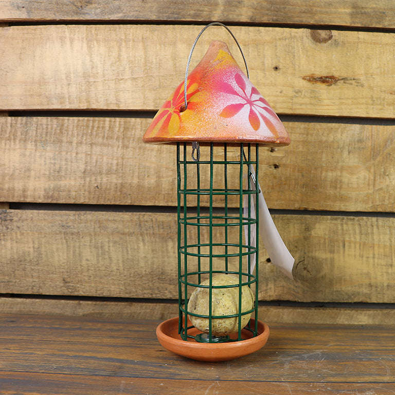 Mini Terracotta Tower Ball Holder