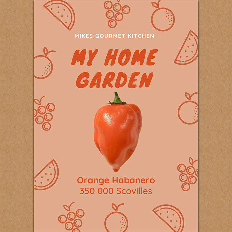 Orange Habanero Chilli Pepper Grow Kit (50% Off)