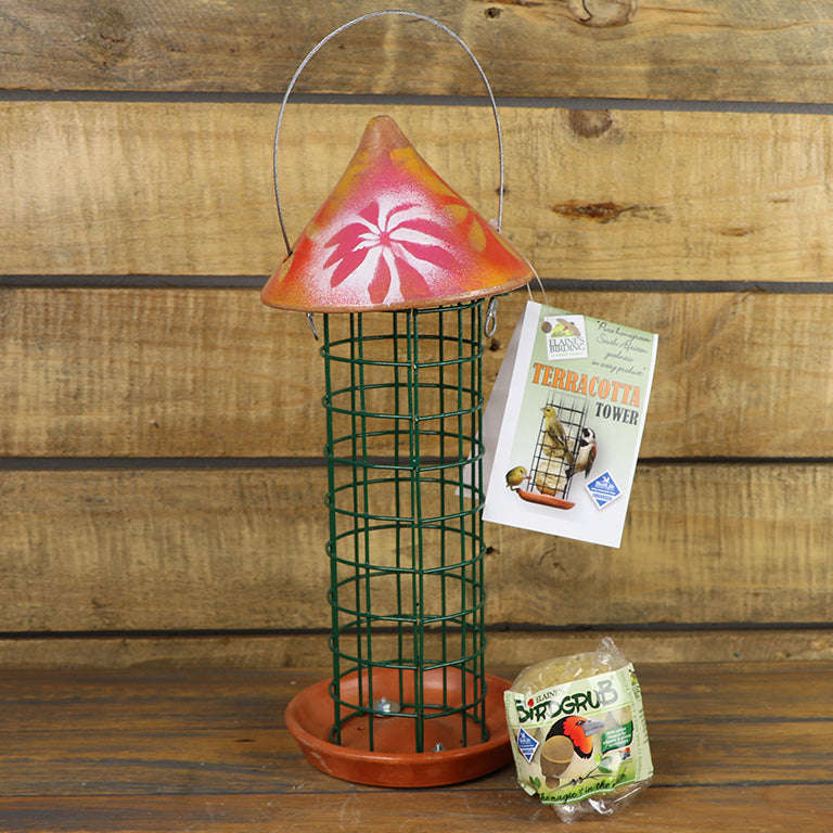 Terracotta Tower Ball Holder