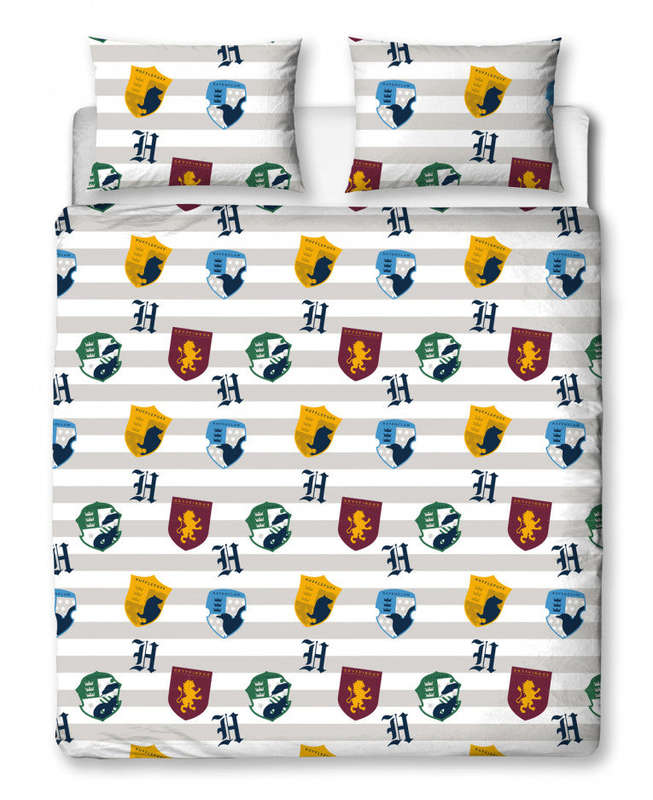 Harry Potter Stickers Duvet Cover Set - Harry Potter Bedding - Double