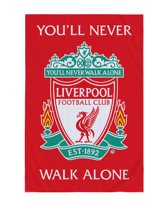 Liverpool FC YNWA Coral Fleece Blanket - Liverpool Bedding