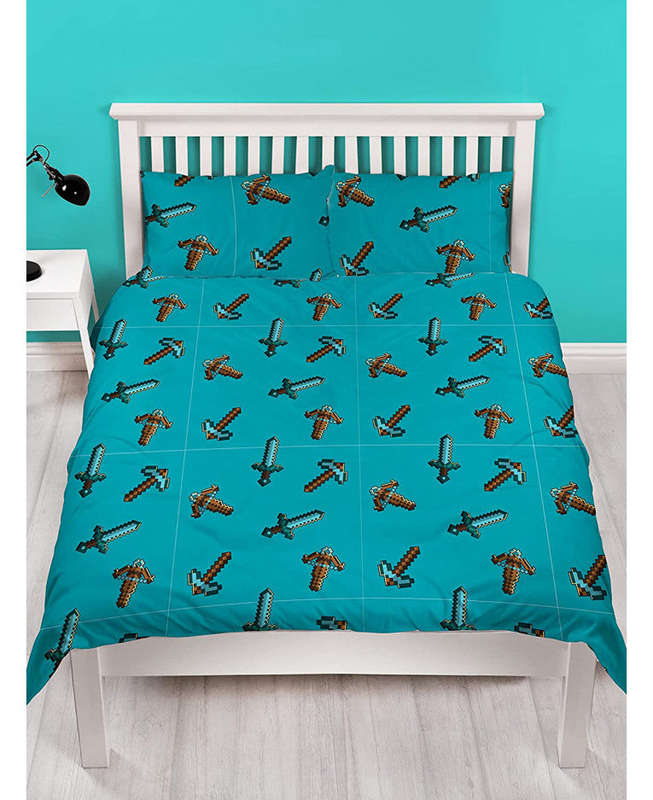 Minecraft SURVIVE Duvet Cover Set - Minecraft Bedding - Double