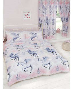 Star Dust Unicorn Duvet - Unicorn Bedding - Double