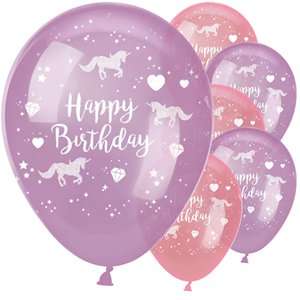 Latex Balloons - Unicorn Party Supplies