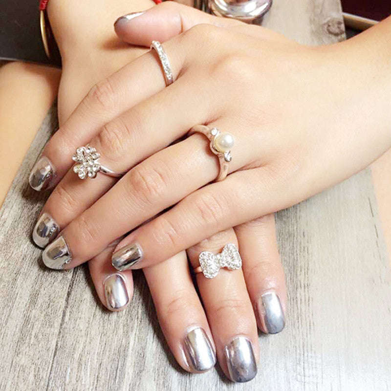Mirror Effect Nail Polish - 15ml  Nail Polish + 15ml Top Coat