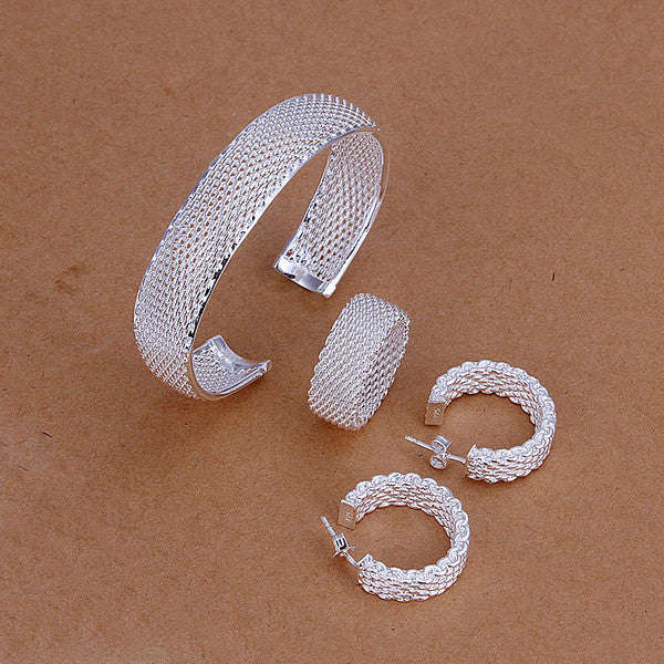 Fine Open Mesh Jewellery - Set