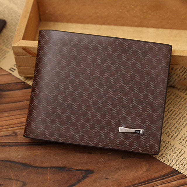 Men's Wallet - Bifold Plade Credit Card holder