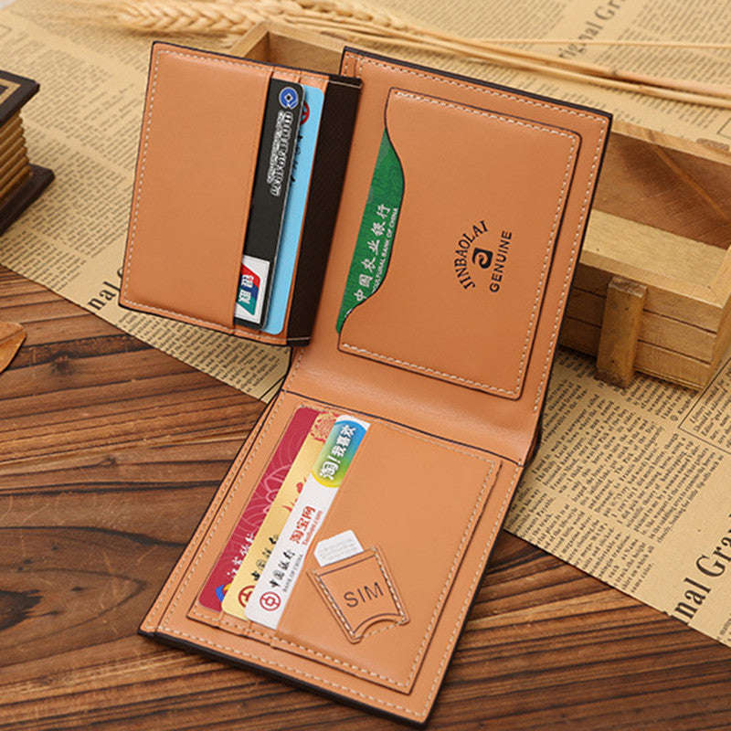 Men's Wallet - Bifold Plade Credit Card holder