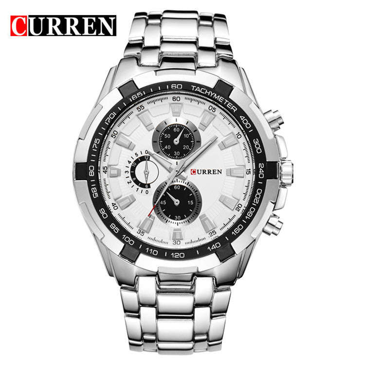 Stainless Steel Business Casual Men's Watches - 10 Styles - SSW