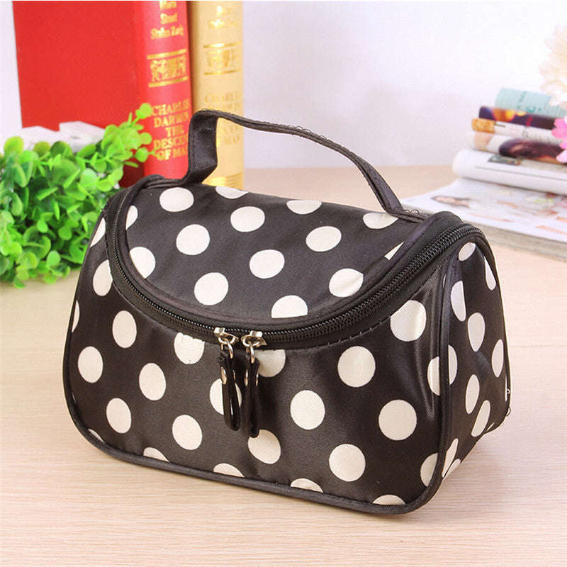 Travel Organiser Toiletry Cosmetic Bag - Black