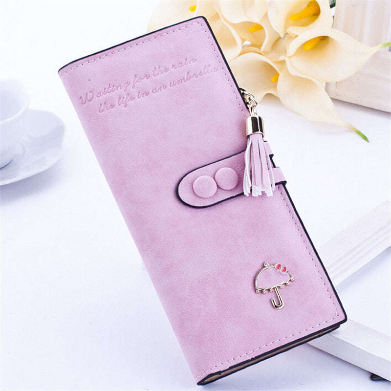 Ladies MultiFunctional Casual Wallets - Pink