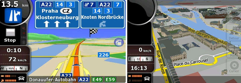 7 Inch GPS Car Navigation with IGO South Africa map and Built-in 4GB