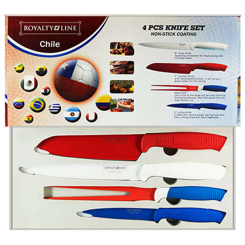Royalty Line 4-Piece Marble Coating Knife Set (DISPLAY MODEL)