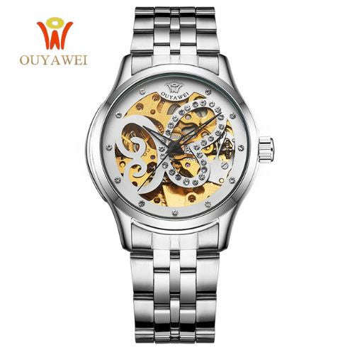 Ladies Butterfly Mechanical Watch