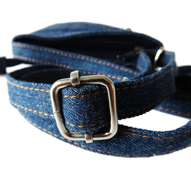 Denim Messenger Sling Bag
