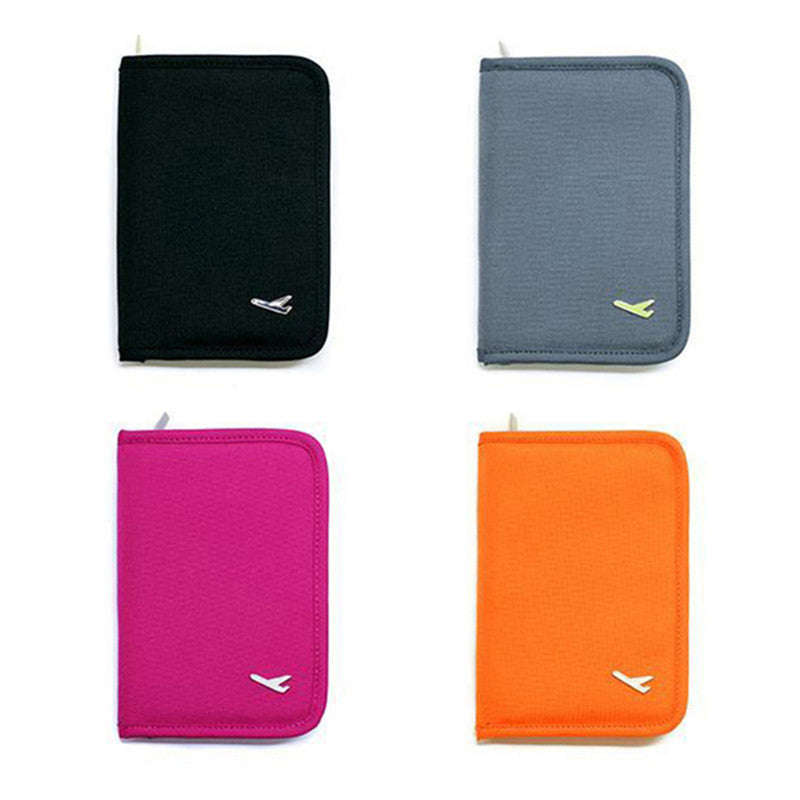 Passport Holder and Travel Wallet - Black