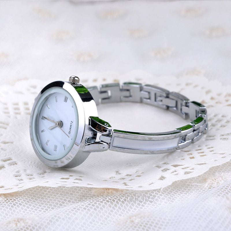 Ladies Analog Bracelet Watch - Silver