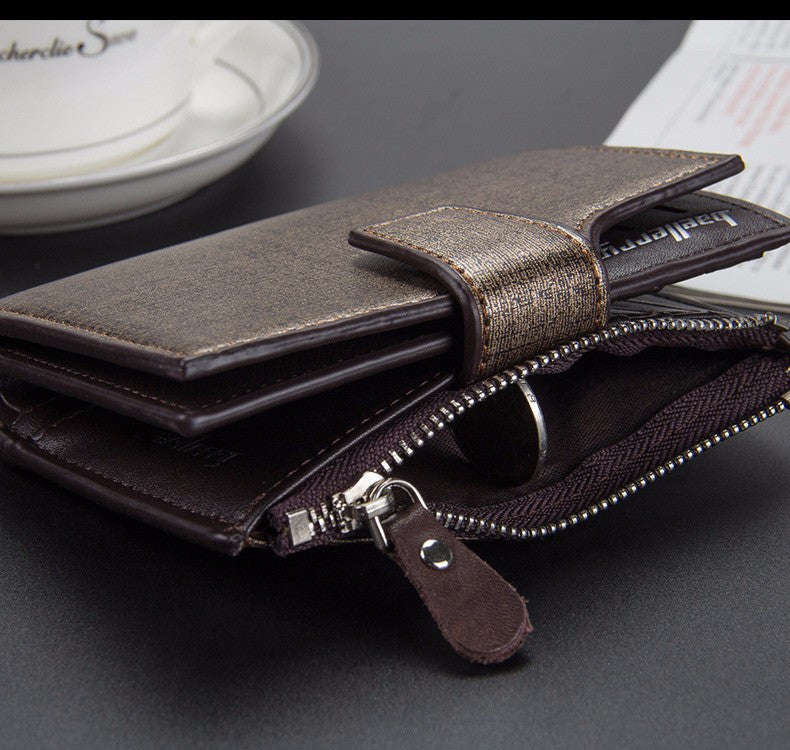 Men's Casual Wallet - Nobel Golden