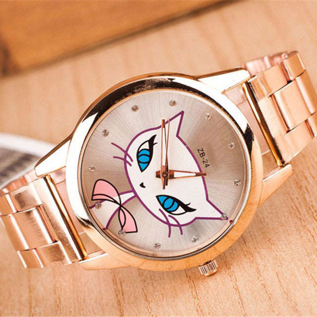 Ladies Stainless Steel Foxy WristWatch