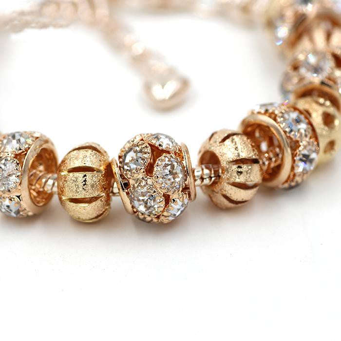 18K Gold Plated Charm Bracelet