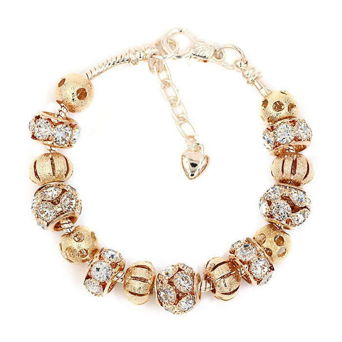 18K Gold Plated Charm Bracelet