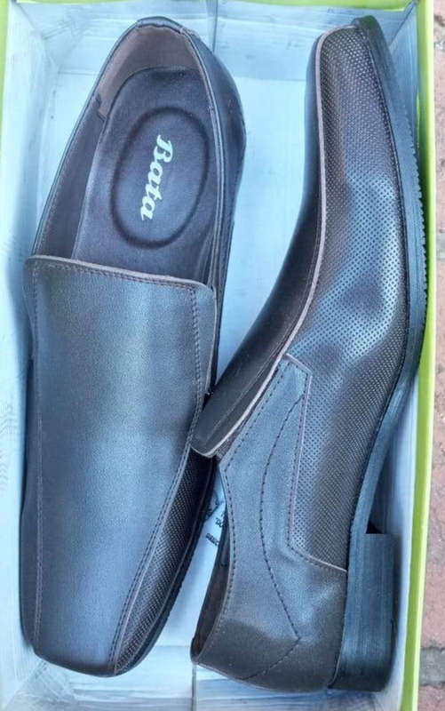 Bata Formal Slip On  Shoe - Brown - UK 9