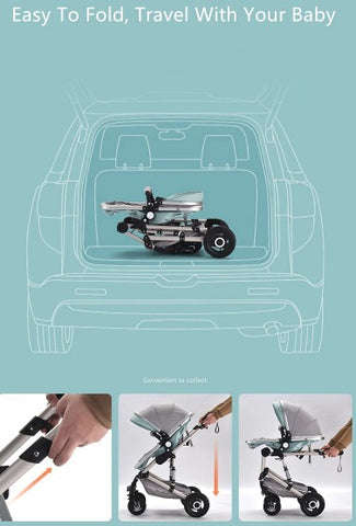 3 in 1 Baby Stroller